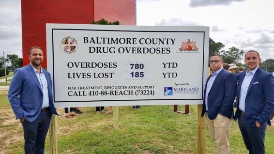 baltimore county overdose statistics sign